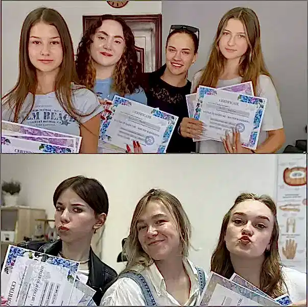 Курсы бровей и ресниц - выдача сертификатов