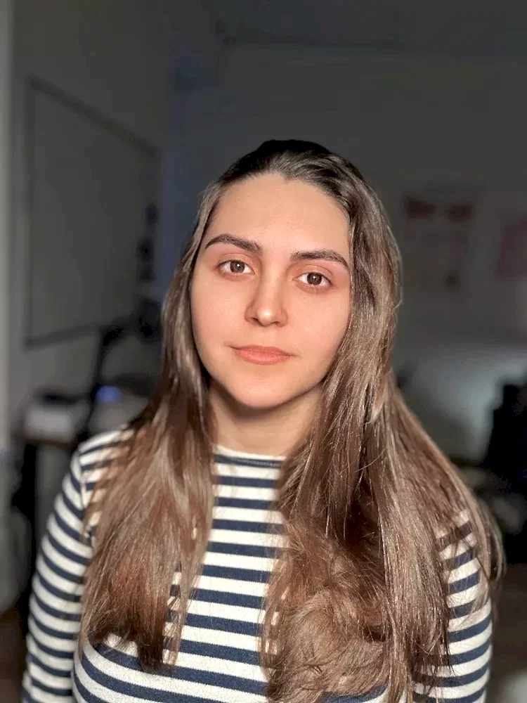 Фото после ламинирования бровей на курсах Mad Nails