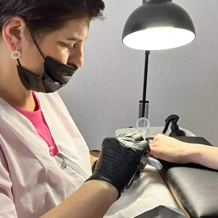 Опил ногтевой пластины